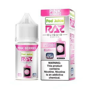 RAZ x Pod Juice Salts Pink Berries