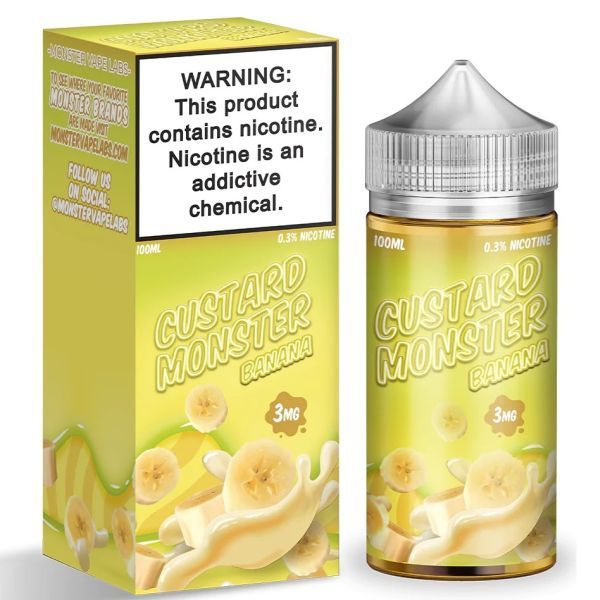 Custard Monster Synthetic Banana | E-liquid | Vaporbeast