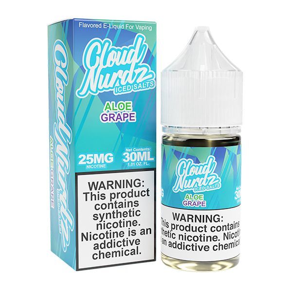 Cloud Nurdz Salts Aloe Grape Iced