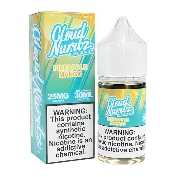 Cloud Nurdz Salts Pineapple Mango Iced