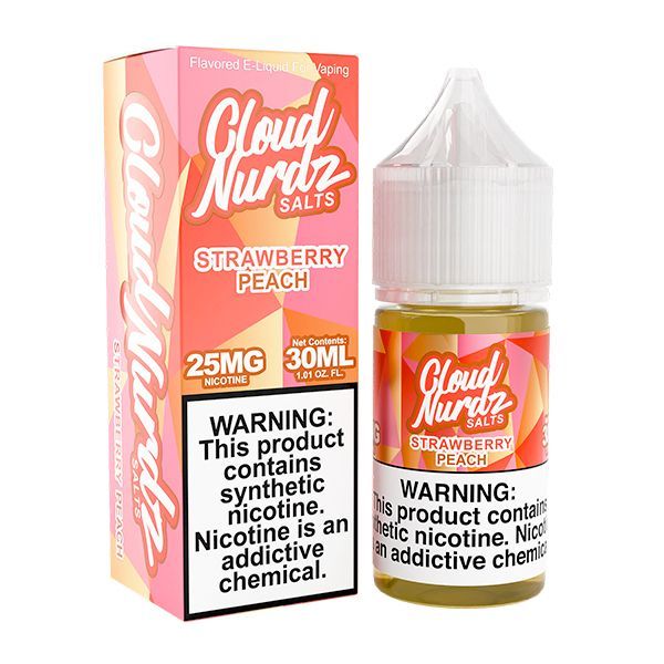 Cloud Nurdz Salts Strawberry Peach