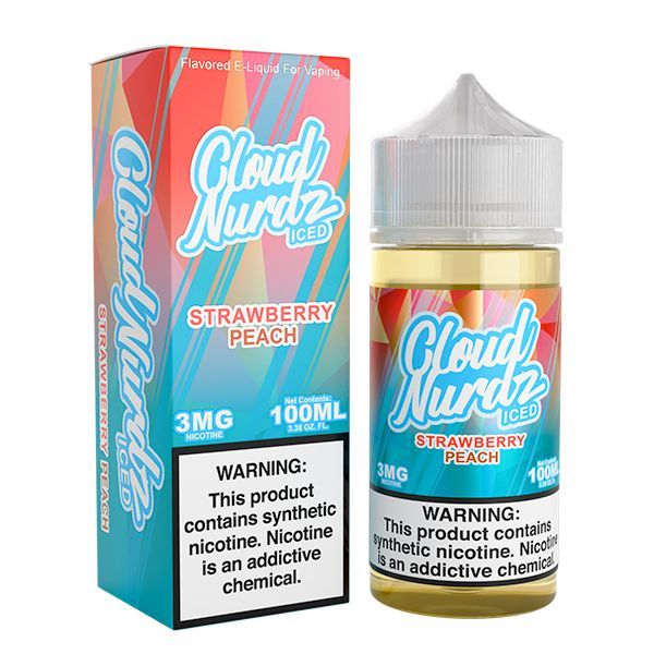 Cloud Nurdz Strawberry Peach Iced