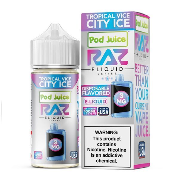 RAZ x Pod Juice Tropical Vice City Ice