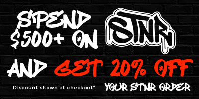 20% OFF STNR ORDERS OVER $500