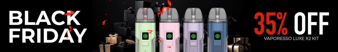 BLACK FRIDAY 35% OFF VAPORESSO LUXE X2 KIT