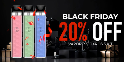 20% OFF VAPORESSO EARLY BLACK FRIDAY