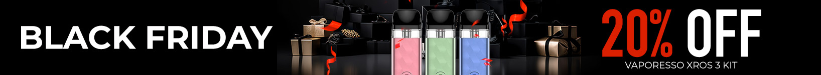 20% OFF VAPORESSO EARLY BLACK FRIDAY