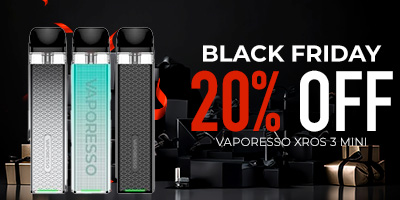 20% OFF VAPORESSO EARLY BLACK FRIDAY