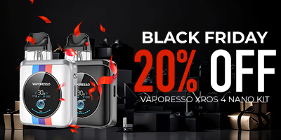 20% OFF VAPORESSO EARLY BLACK FRIDAY