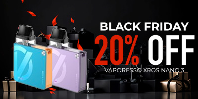 20% OFF VAPORESSO EARLY BLACK FRIDAY