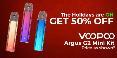 50% OFF THE VOOPOO ARGUS G2 MINI