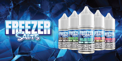 FREEZER MENTHOL NIC SALTS VAPE JUICE