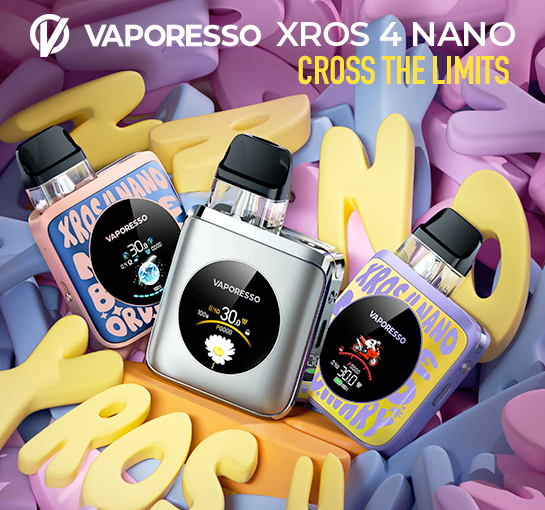 NOW IN STOCK: Vaporesso XROS 4 Nano Kit