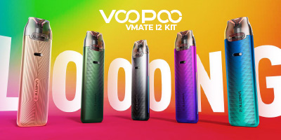 The VOOPOO Vmate i2 Kit is a stylish, compact device with a 1500mAh battery, RGB indicator light, 8-30W power output