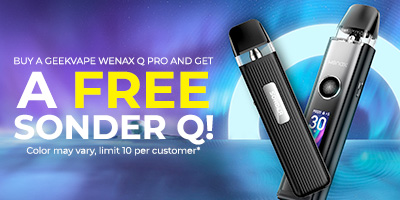 Buy A GeekVape Wenax Q Pro Kit Get a Free Sonder Q Kit