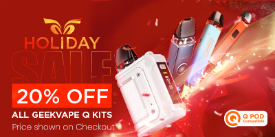 SAVE 20% OFF GEEKVAPE Q KITS