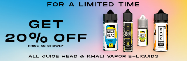 20% OFF JUICE HEAD! Wholesale Vape Juice