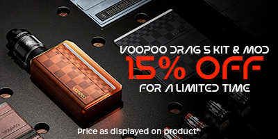 VOOPOO DRAG 5 KIT AND MOD 15% OFF