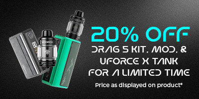 20% OFF THE VOOPOO DRAG 5 KIT