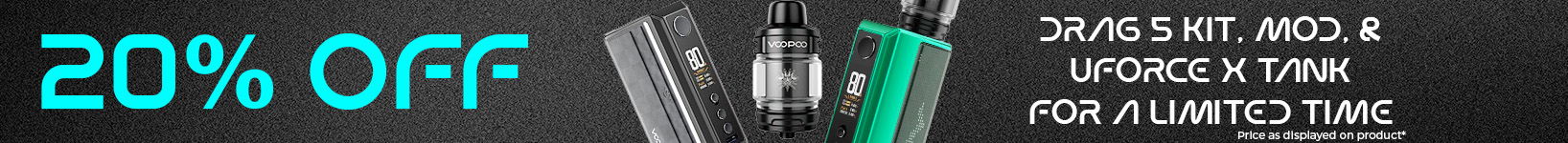 20% OFF THE VOOPOO DRAG 5 KIT