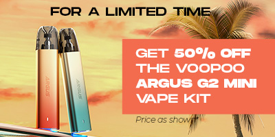 50% OFF THE VOOPOO ARGUS G2 MINI