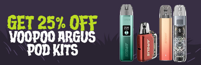 25% OFF VOOPOO ARGUS KITS