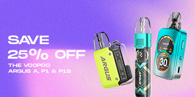 25% OFF SELECT VOOPOO ARGUS KITS